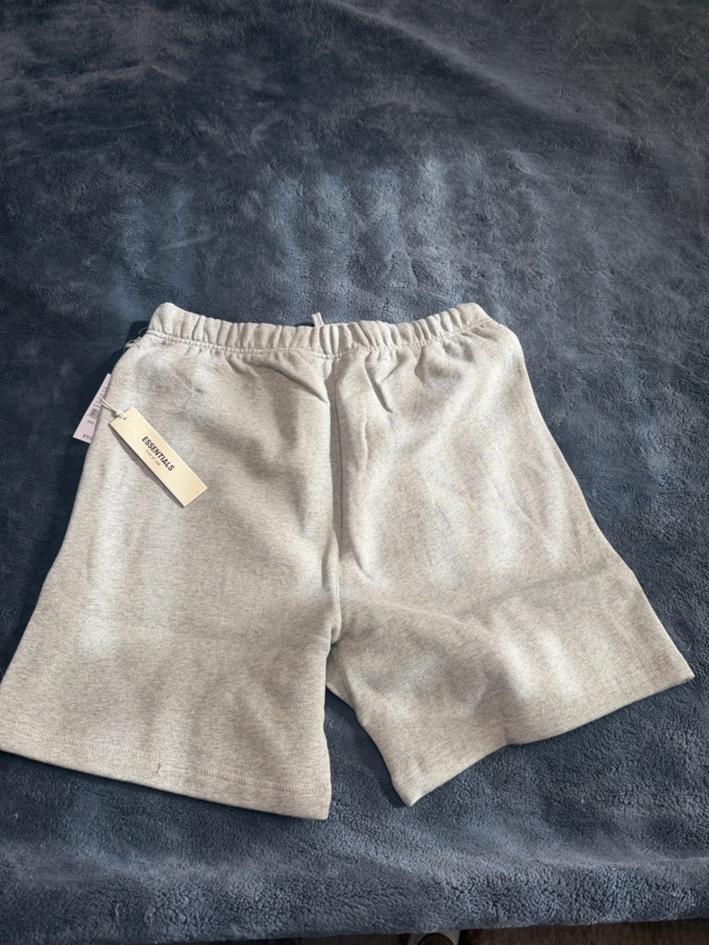 ESSENTIALS Light Gray Lounge Shorts